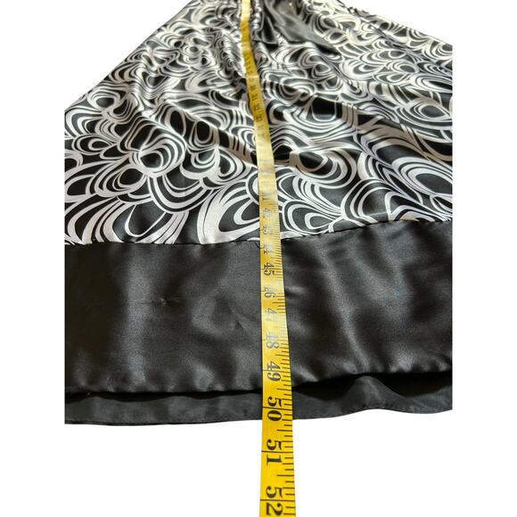 Vintage Jessica McClintock Strapless Black and White Gown - Size 8 - Picture 8 of 16